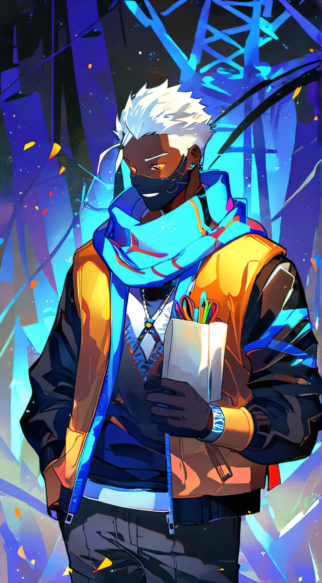 ai character: error sans background