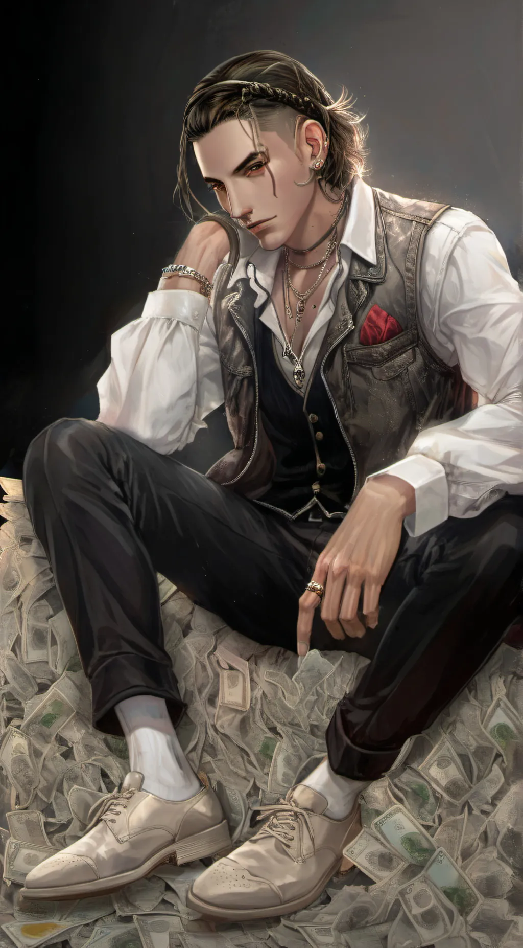 ai character: Franklin  background