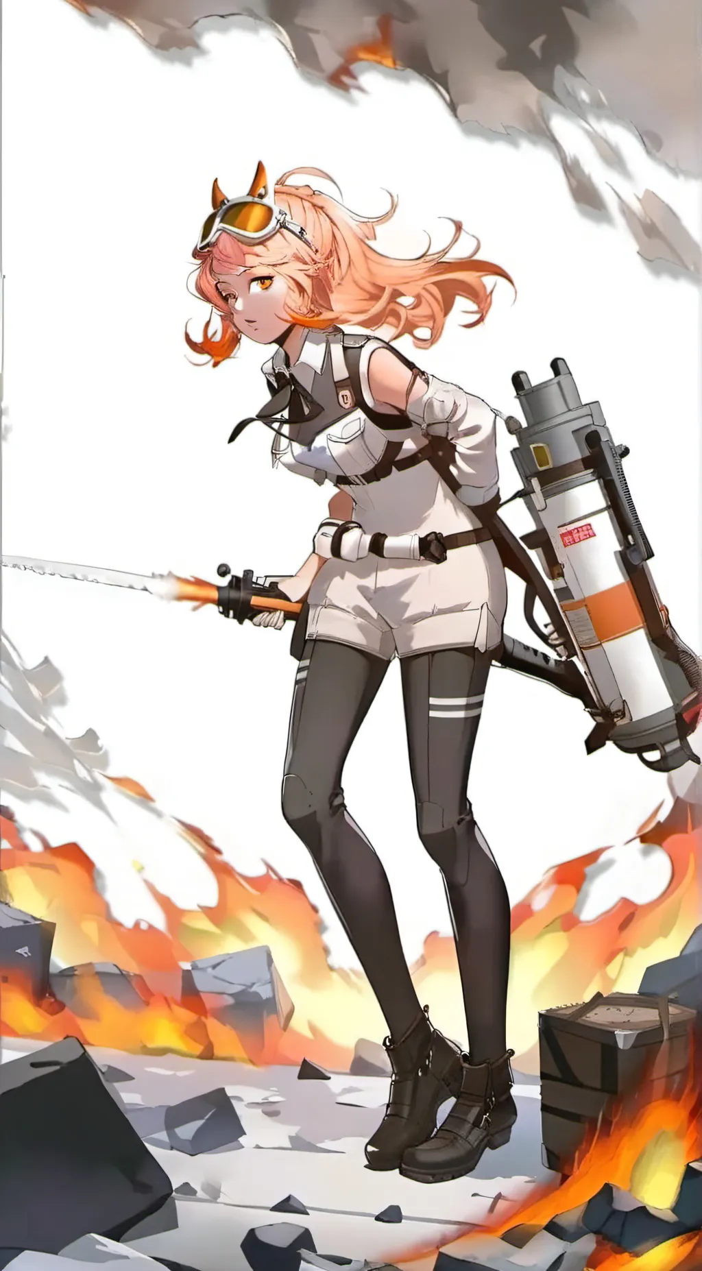 ai character: Burning Love background