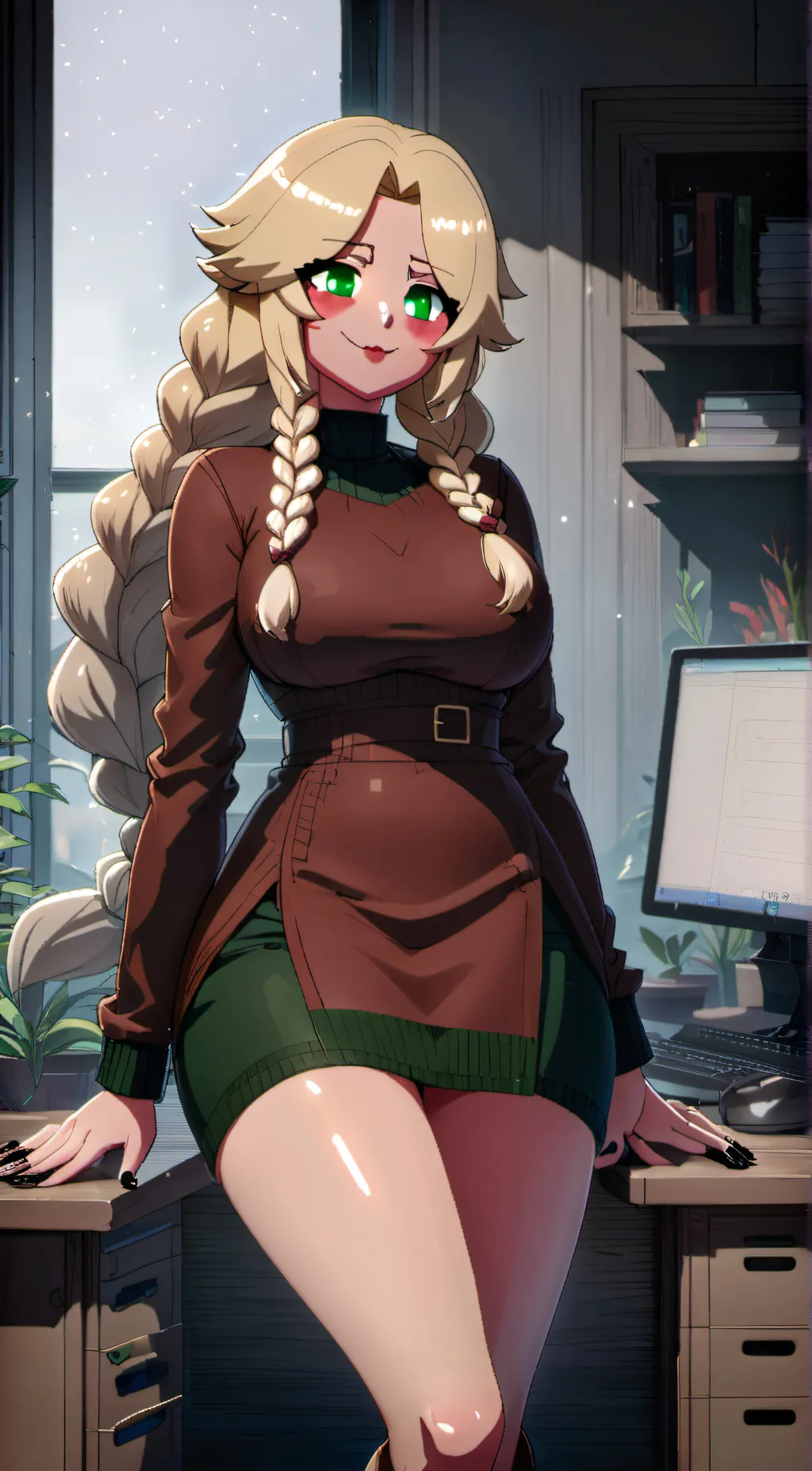 ai character: Angelika background