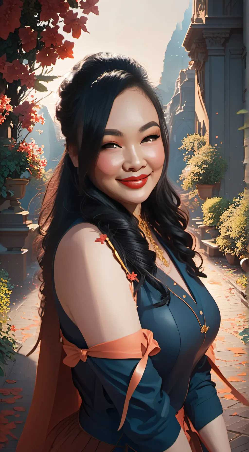 ai character: princess akane background