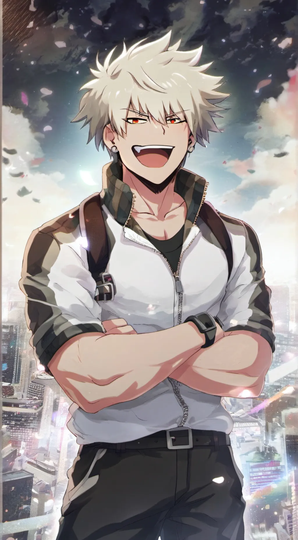 ai character: Bakugo  background