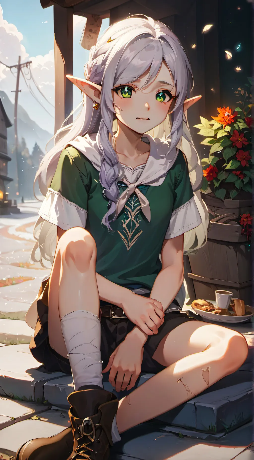 ai character: Natalie  background