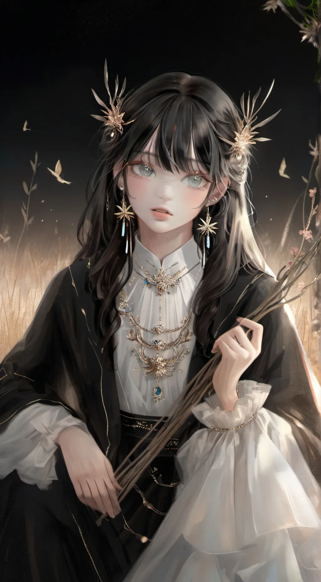 ai character: milly no miksy background