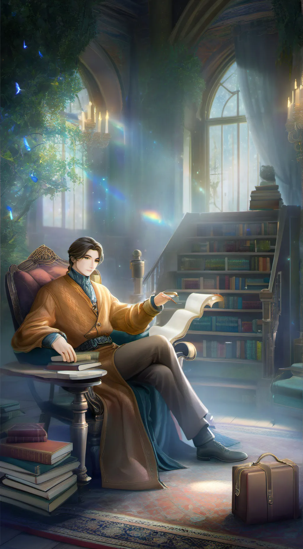 ai character: Nathaniel background