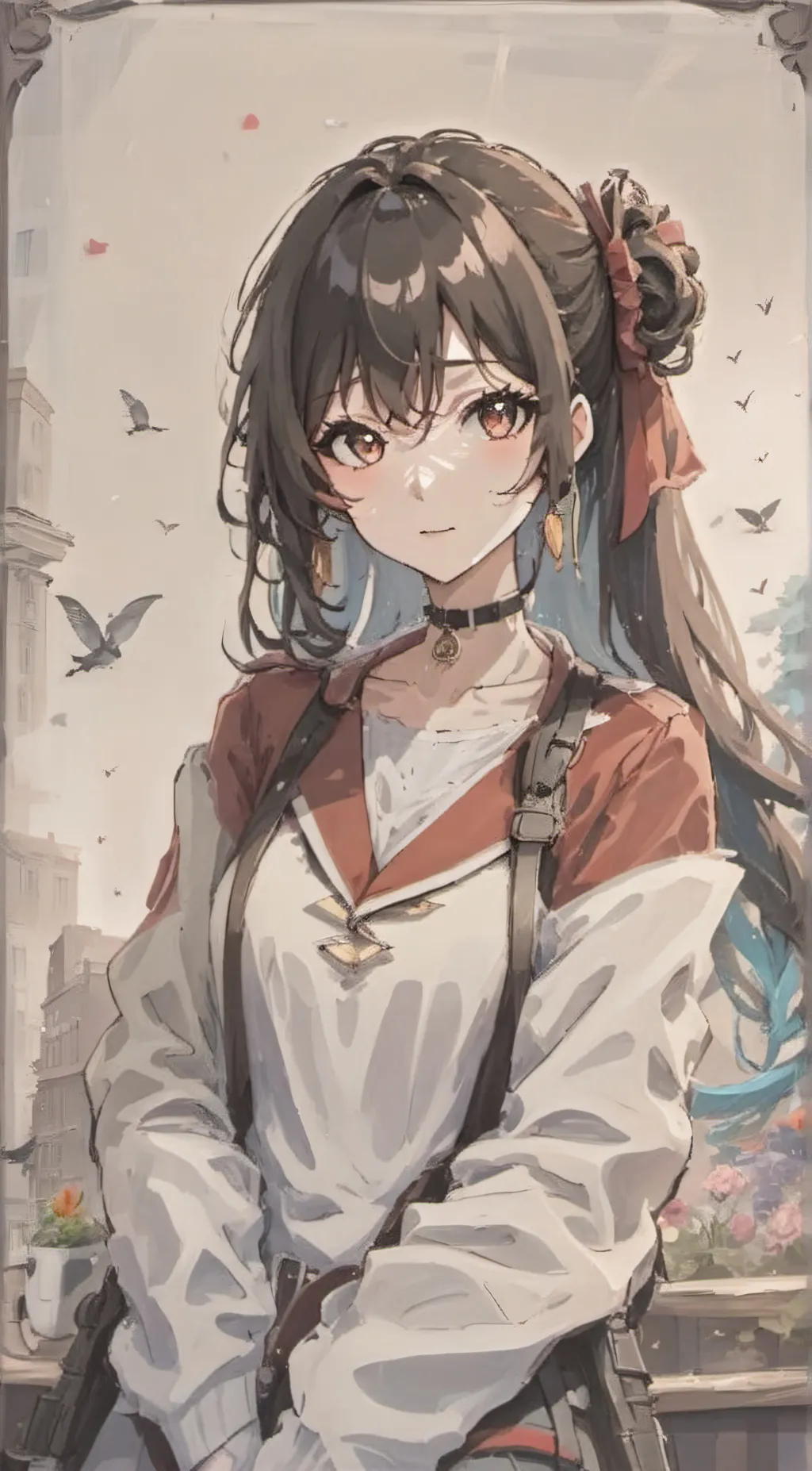 ai character: Sarah  background