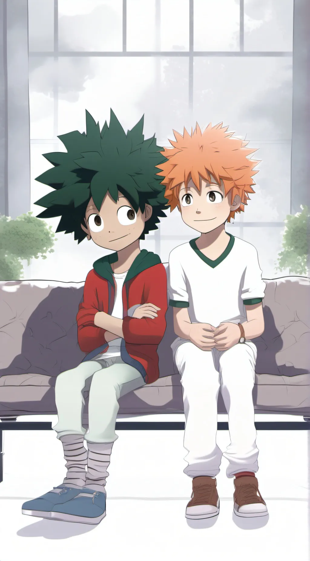 ai character: bakugo~deku~ background