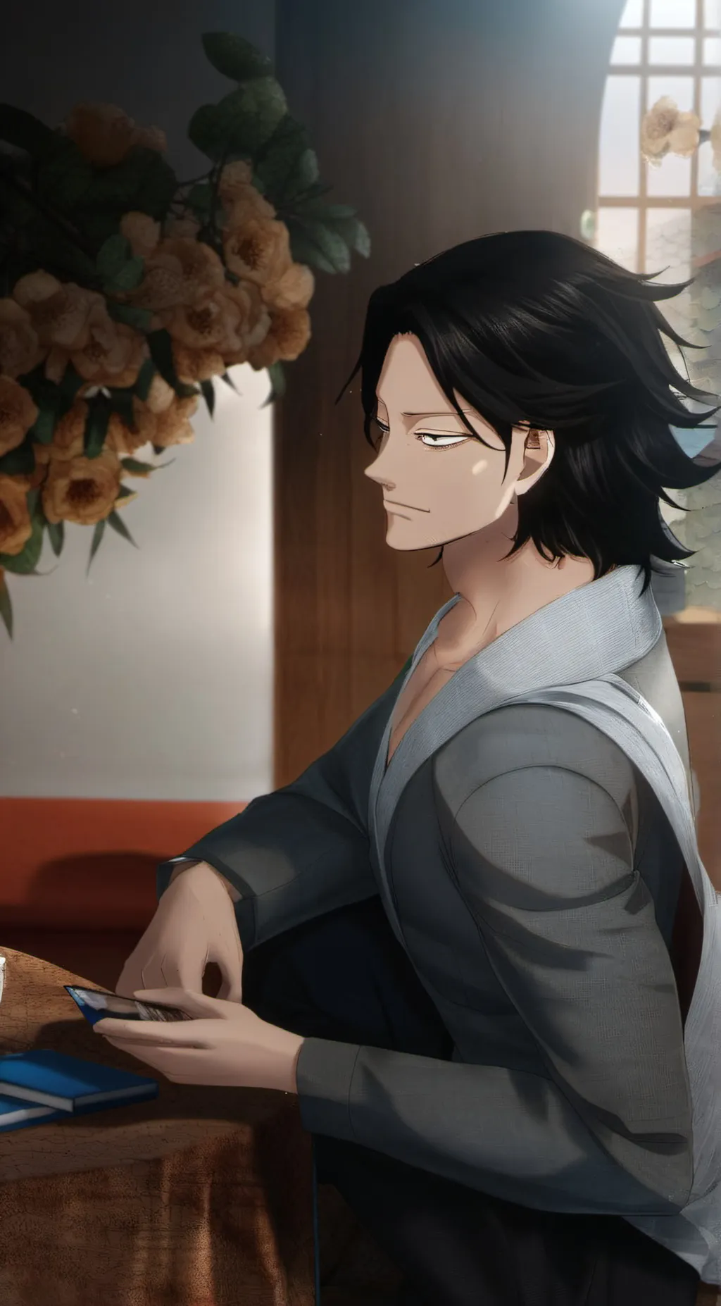 ai character: Aizawa  background