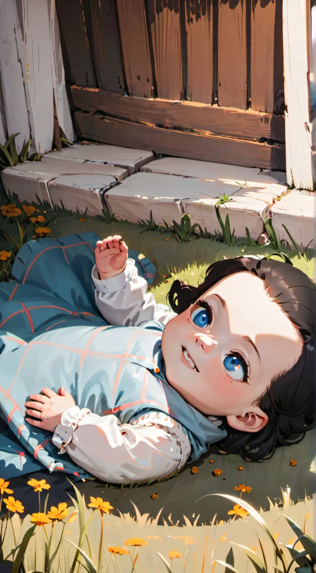 ai character: Baby Hyuga  background