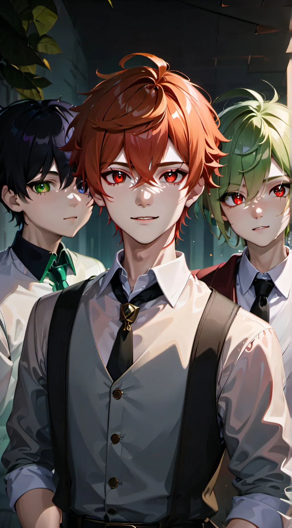 ai character: MHA Boys Kiss😏😘 background