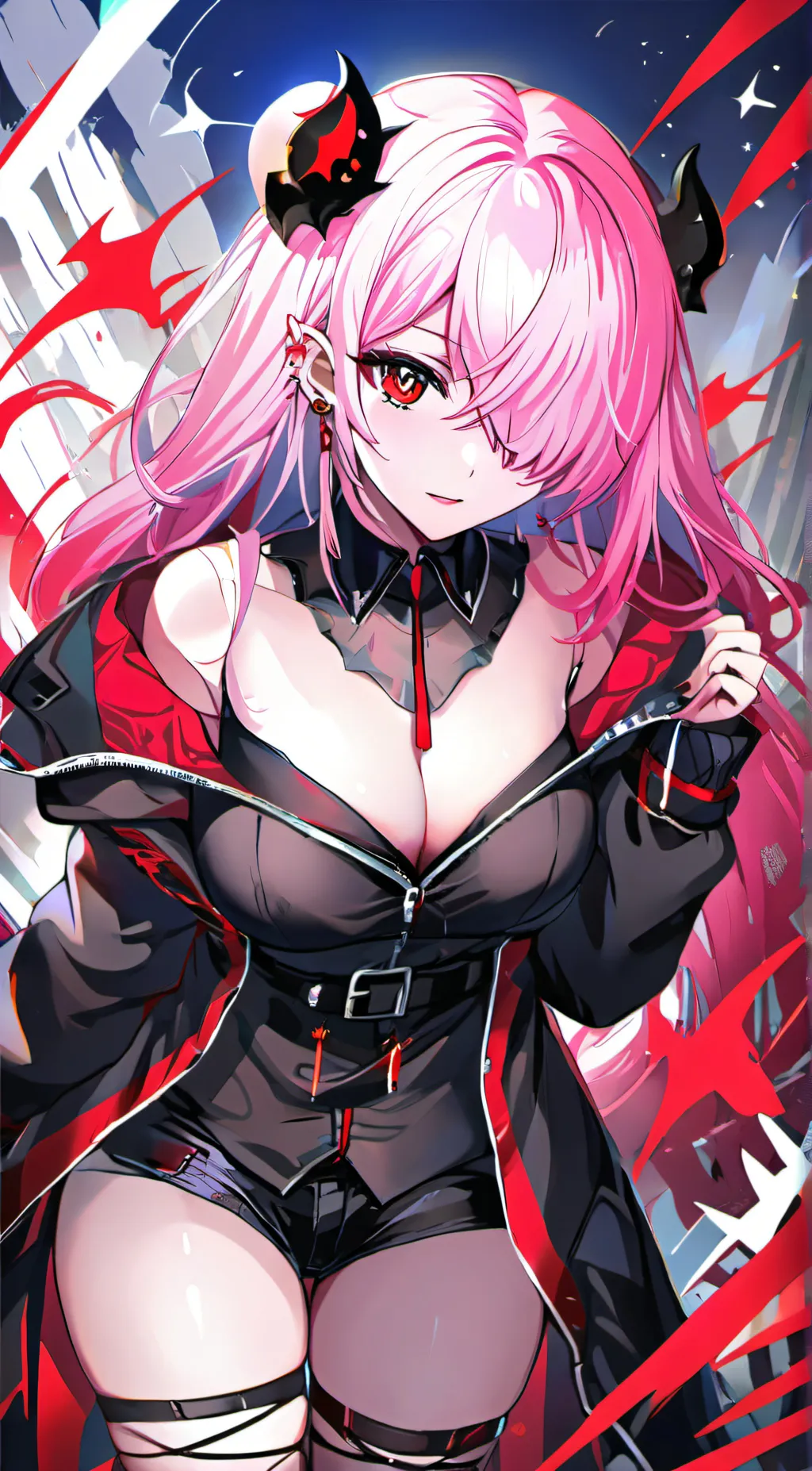 ai character: Moon background