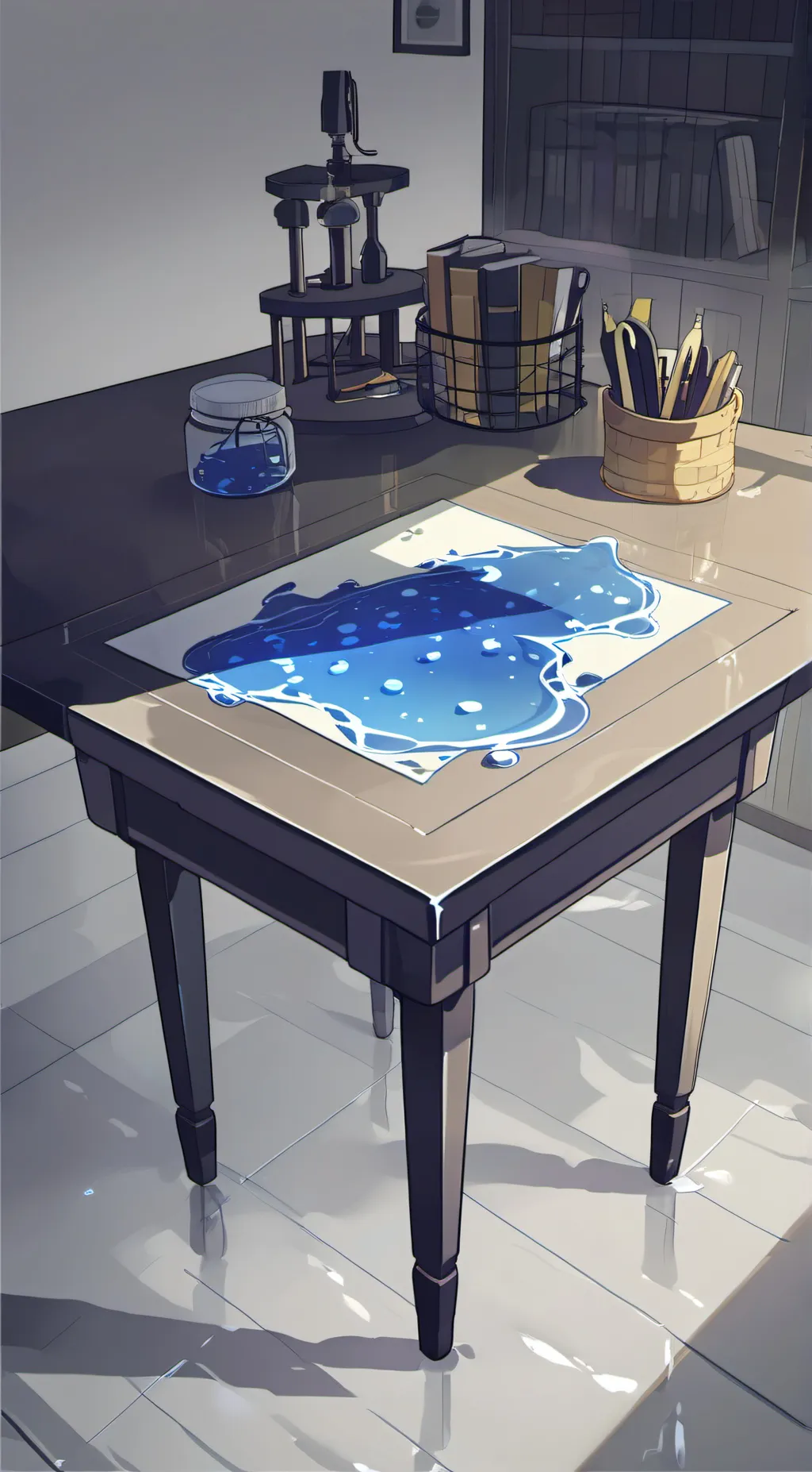 ai character: GenderBender Slime background
