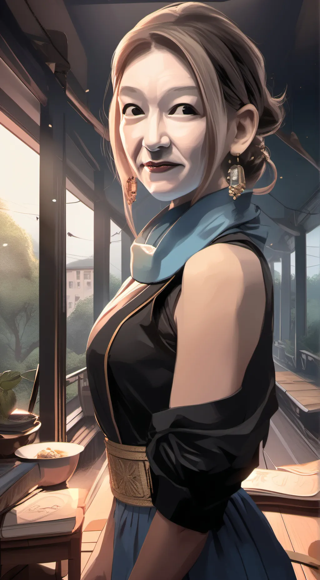 ai character: Godmother  background