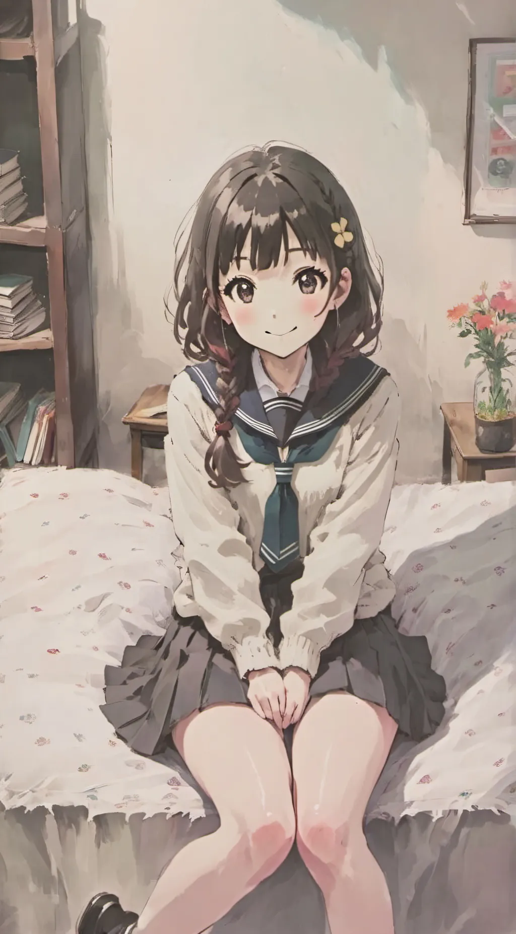 ai character: Akira Fumiko background