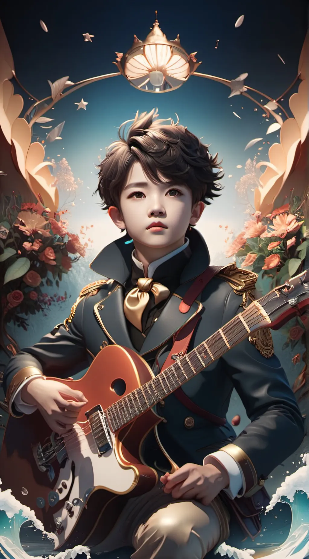 ai character: Sky background