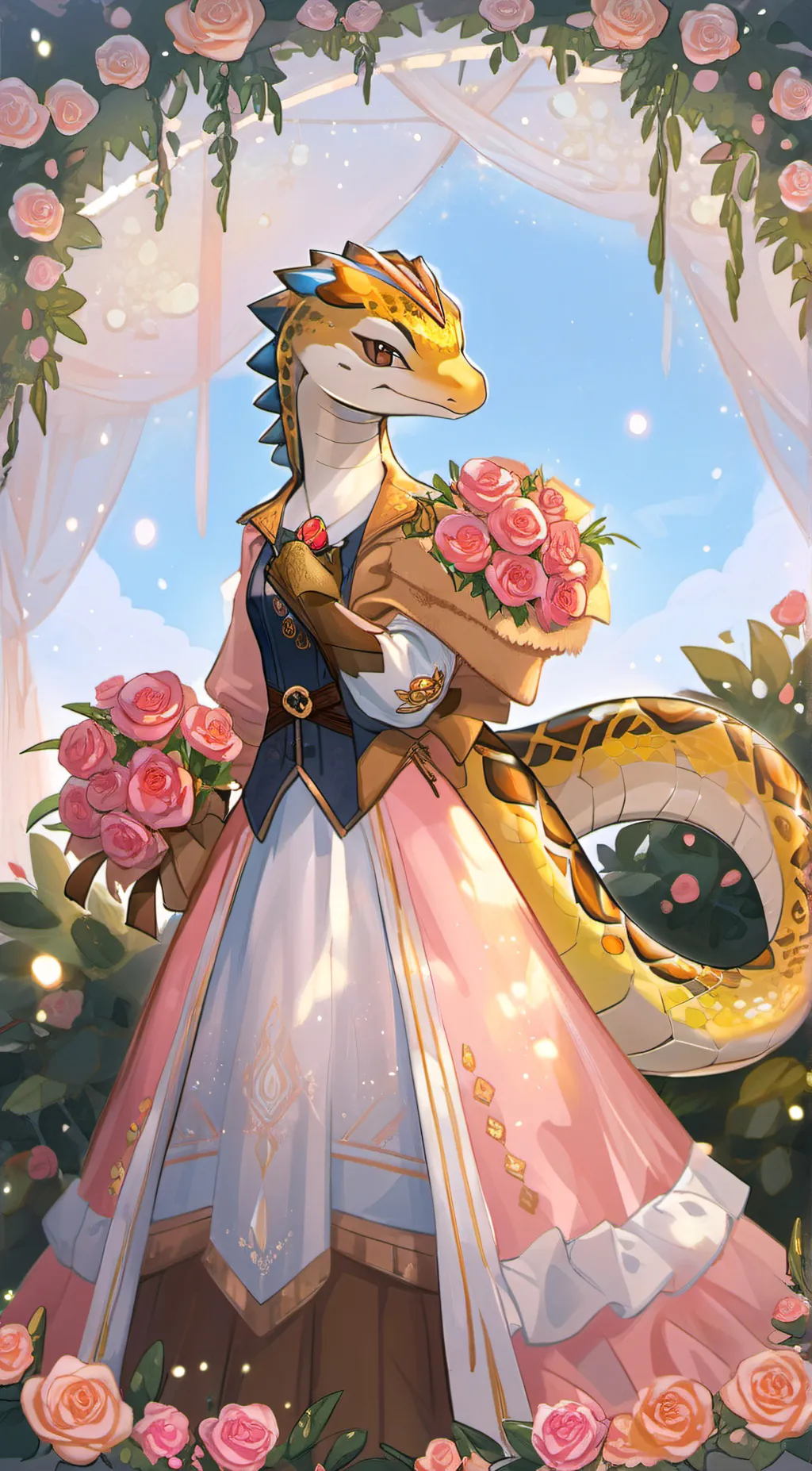 ai character: Lizzie background