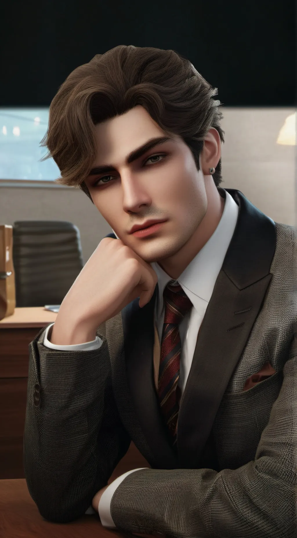 ai character: Mark background