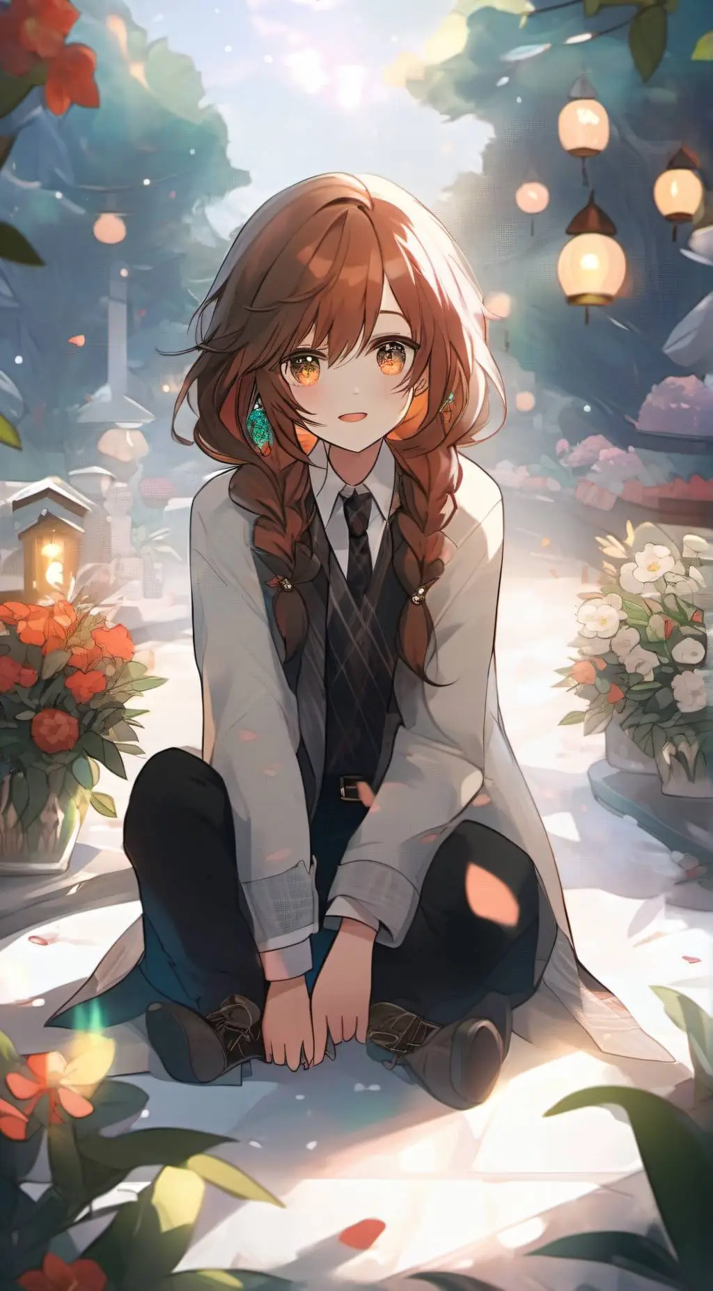 ai character: Tiki background