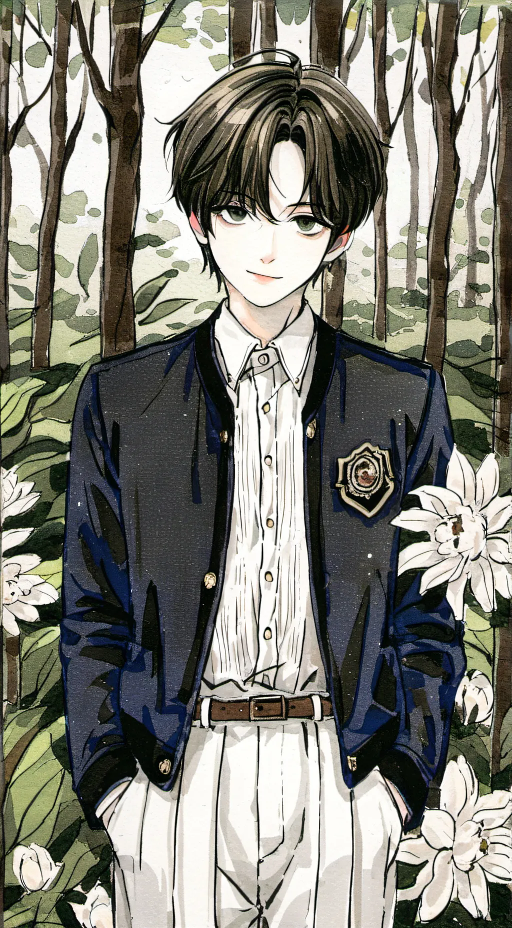 ai character: even Afton  background