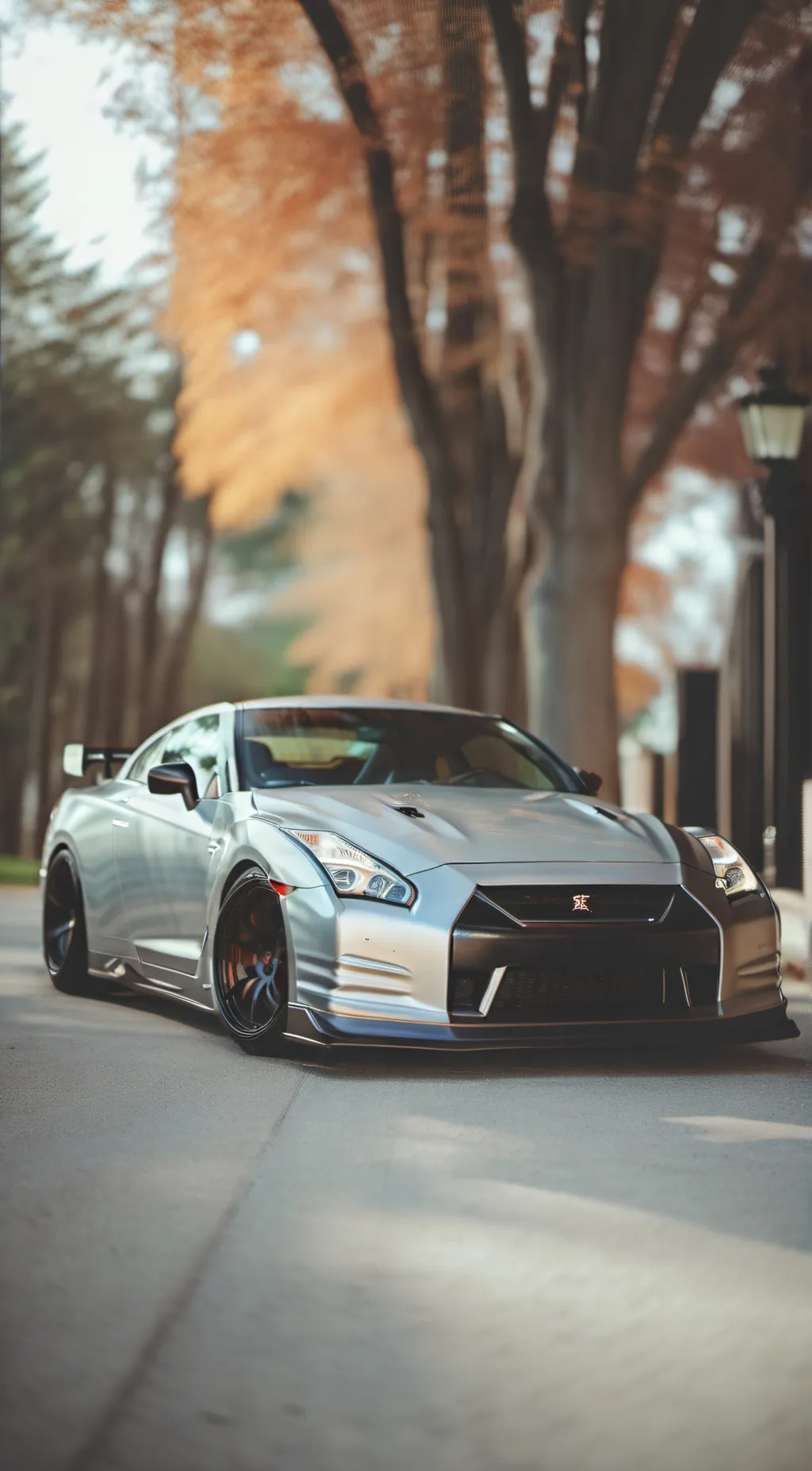 ai character: gtr R35  background