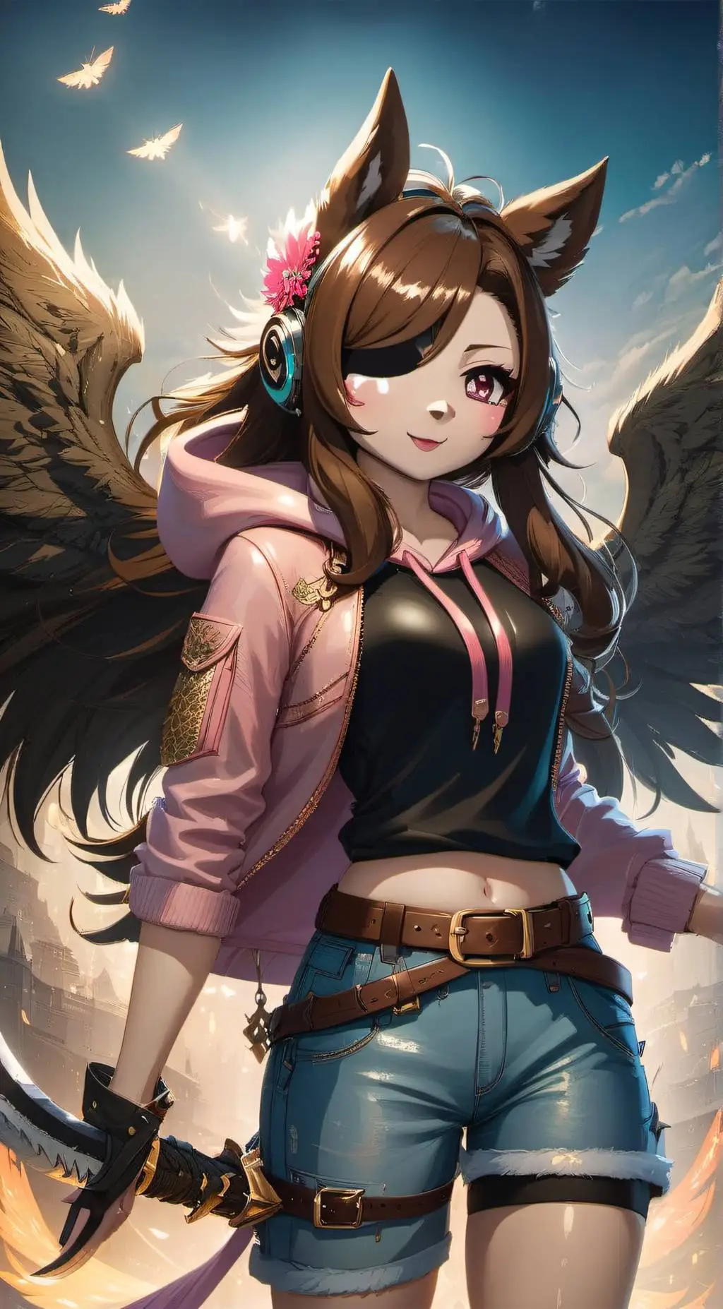 ai character: Tinka  background
