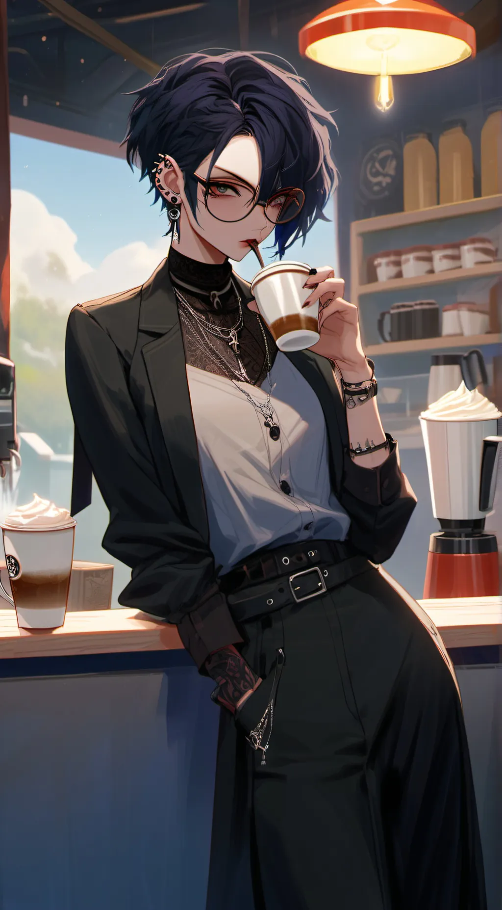 ai character: safix ( lesbian) background