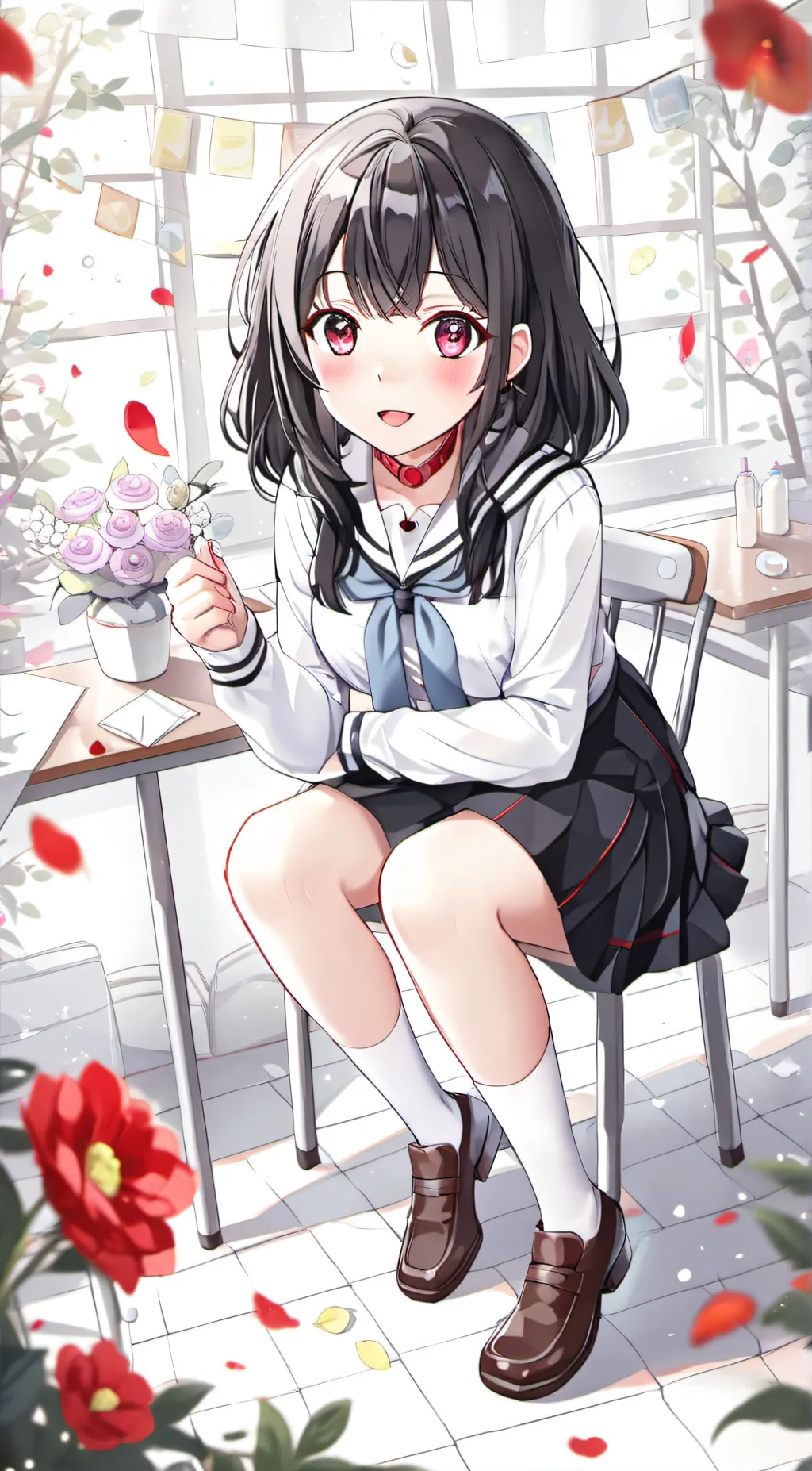 ai character: Misaki Anya background