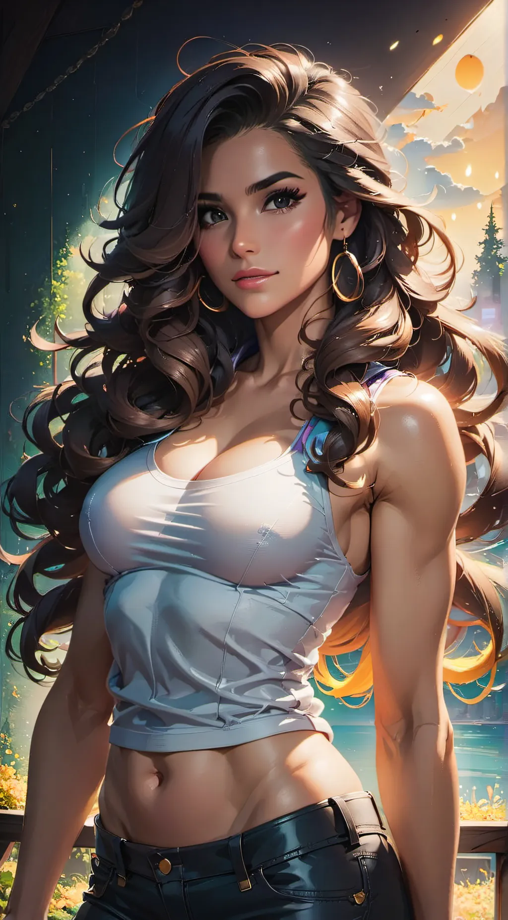 ai character: Sasha background