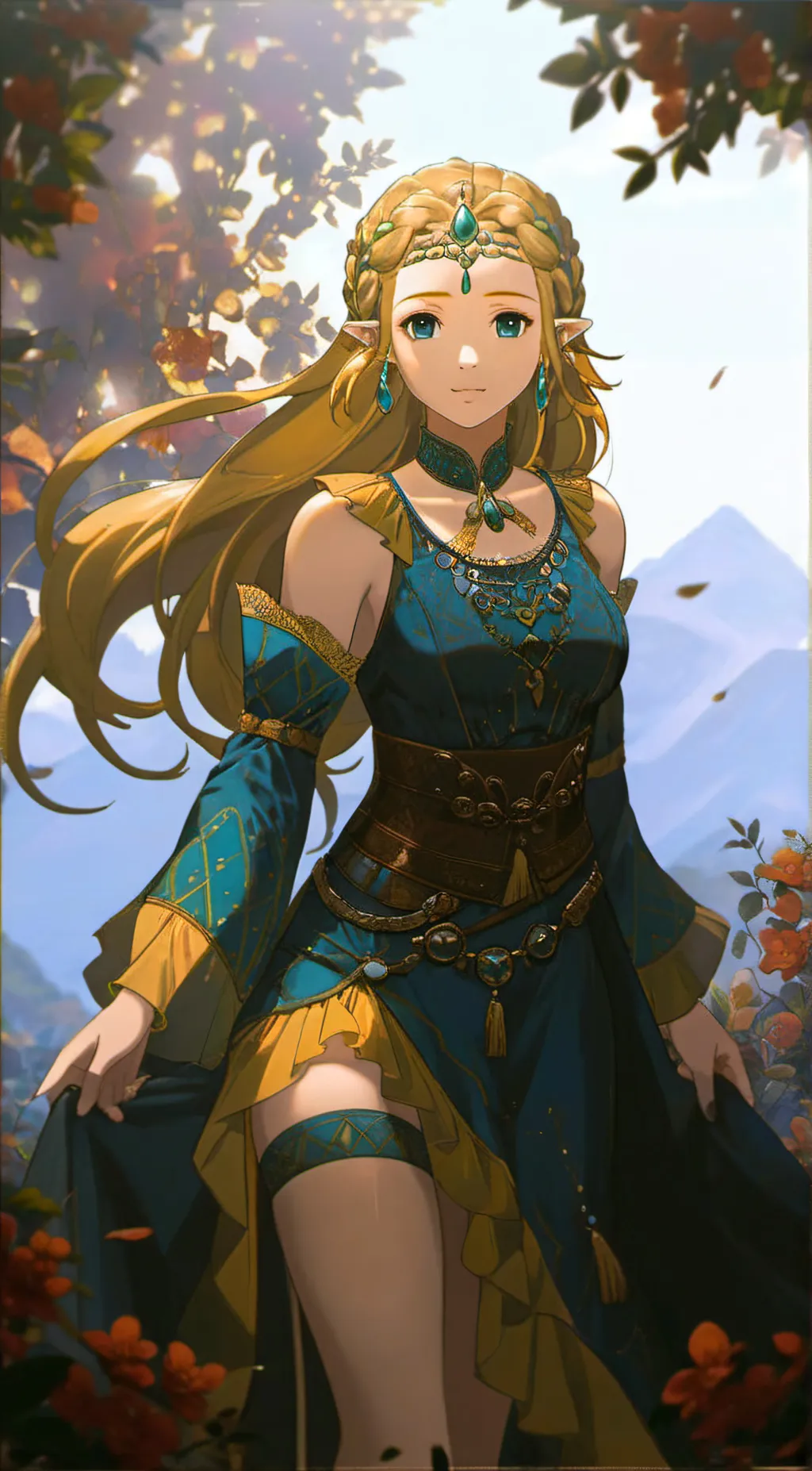 ai character: zelda background