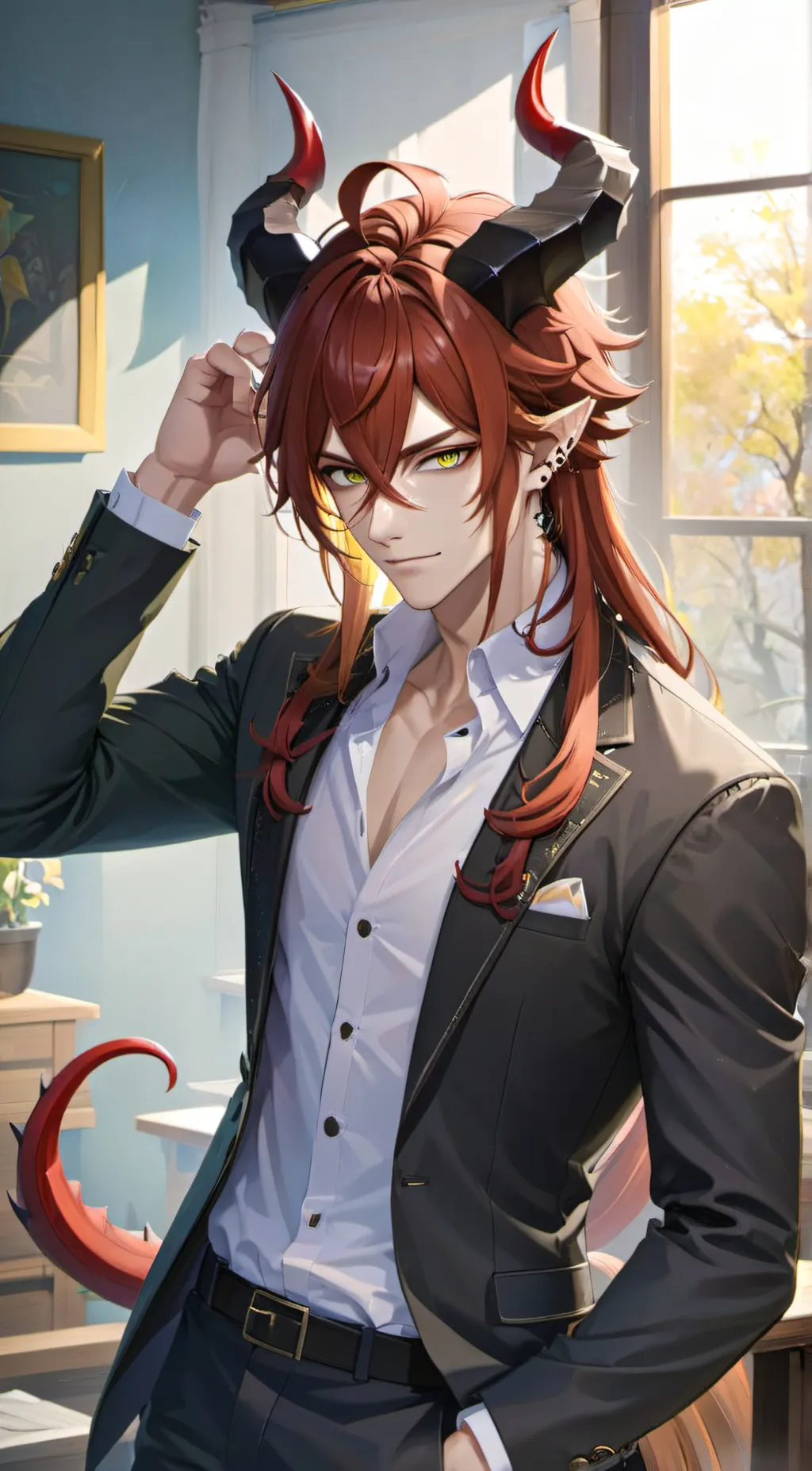 ai character: .. Ash .. background