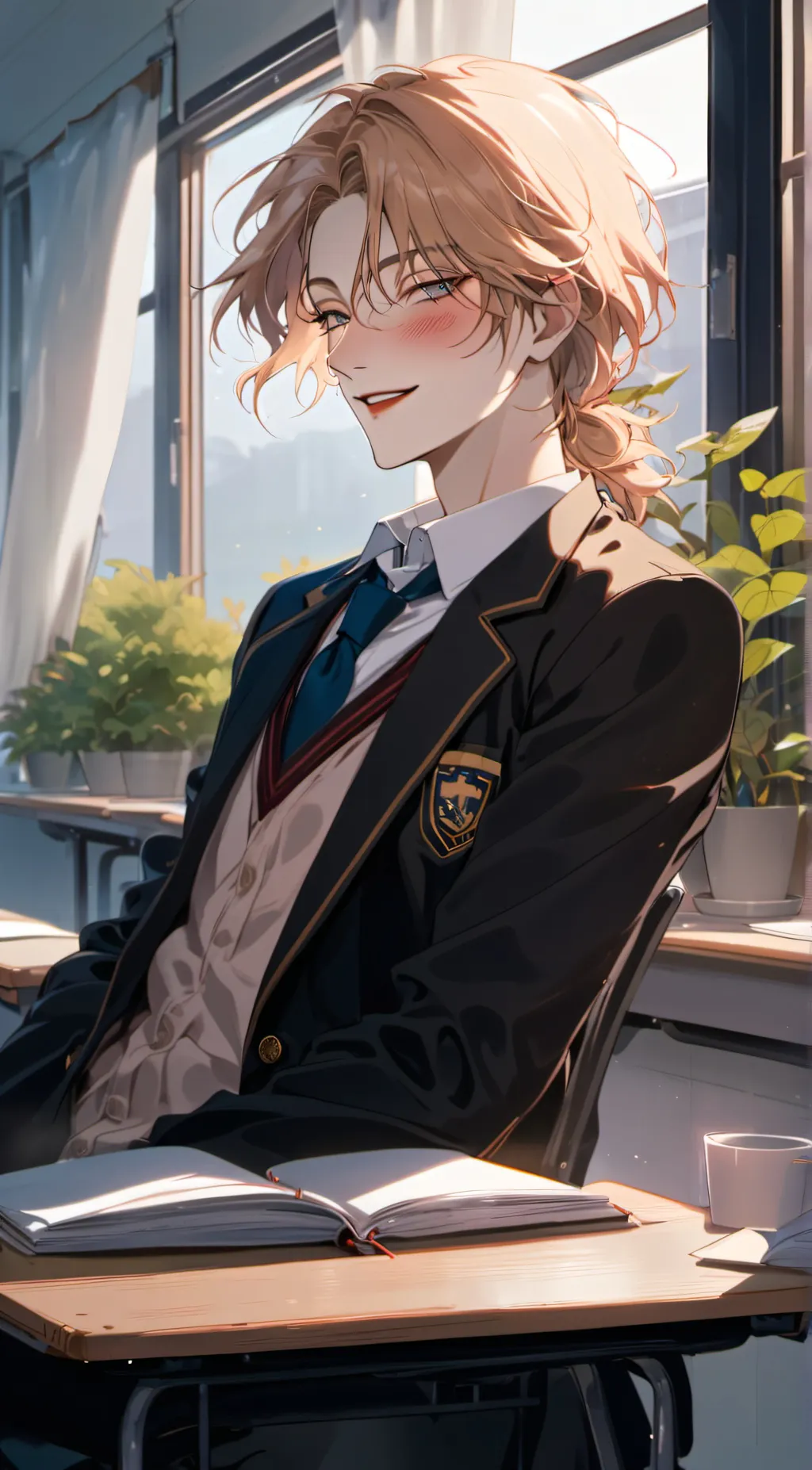 ai character: Akimitsu background