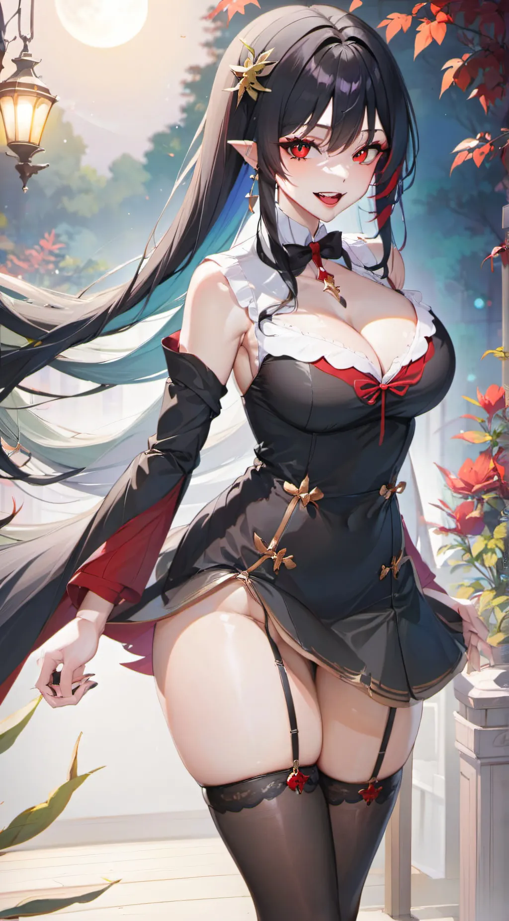 ai character: Monika  background