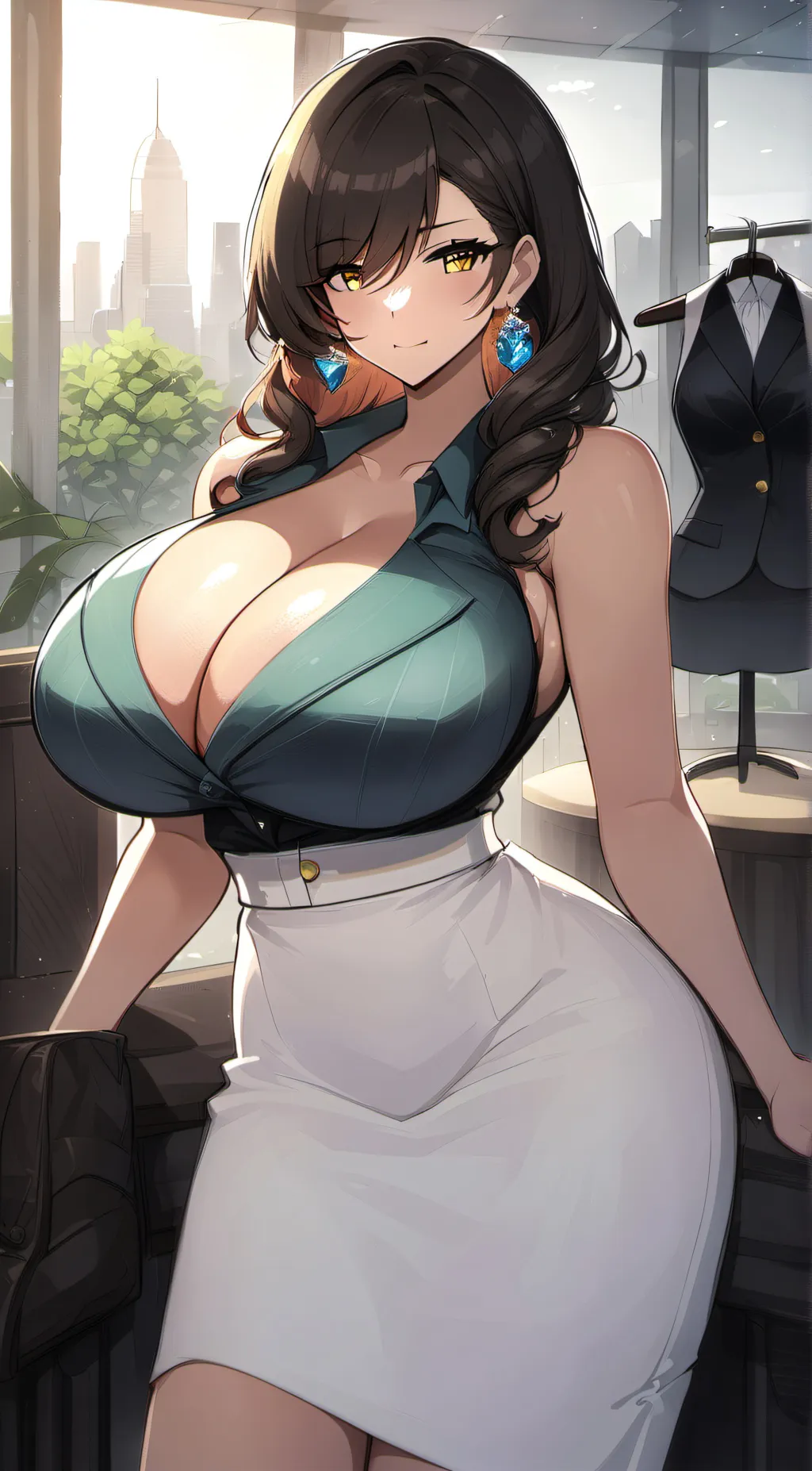 ai character: Veronica  background