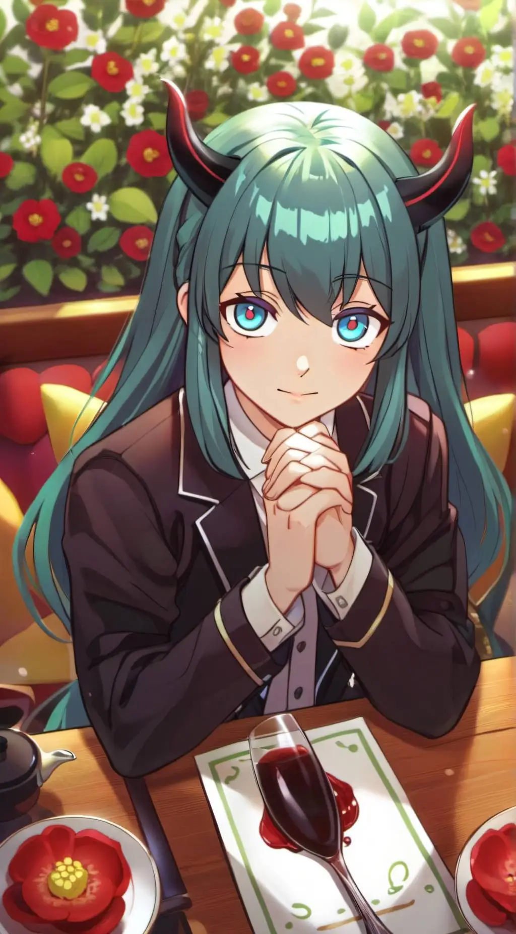 ai character: muichiro Tokito background