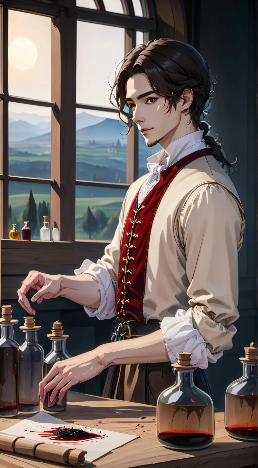 ai character: Meu namorado background