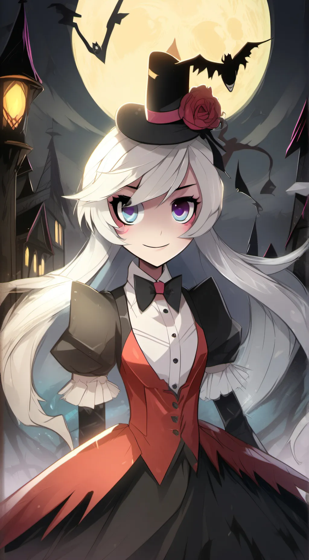 ai character: Hazbin hotel background