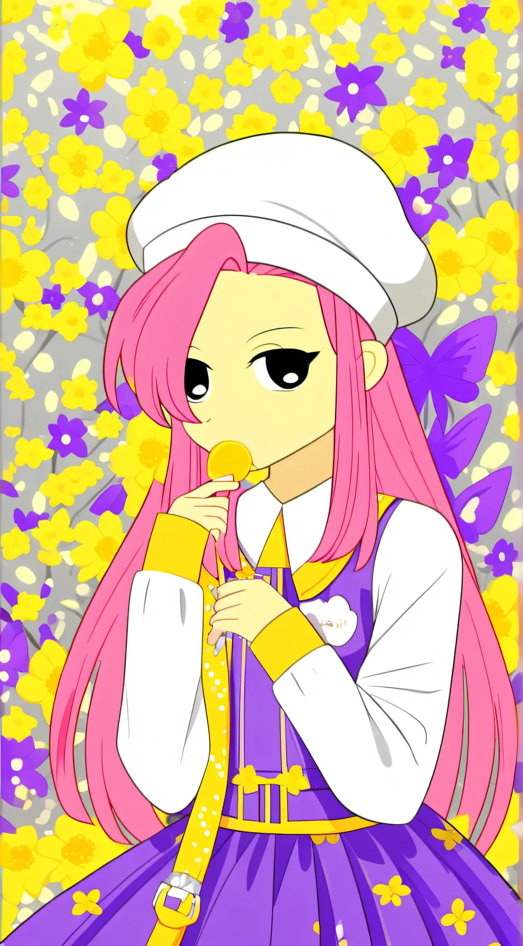 ai character: fluttershy background