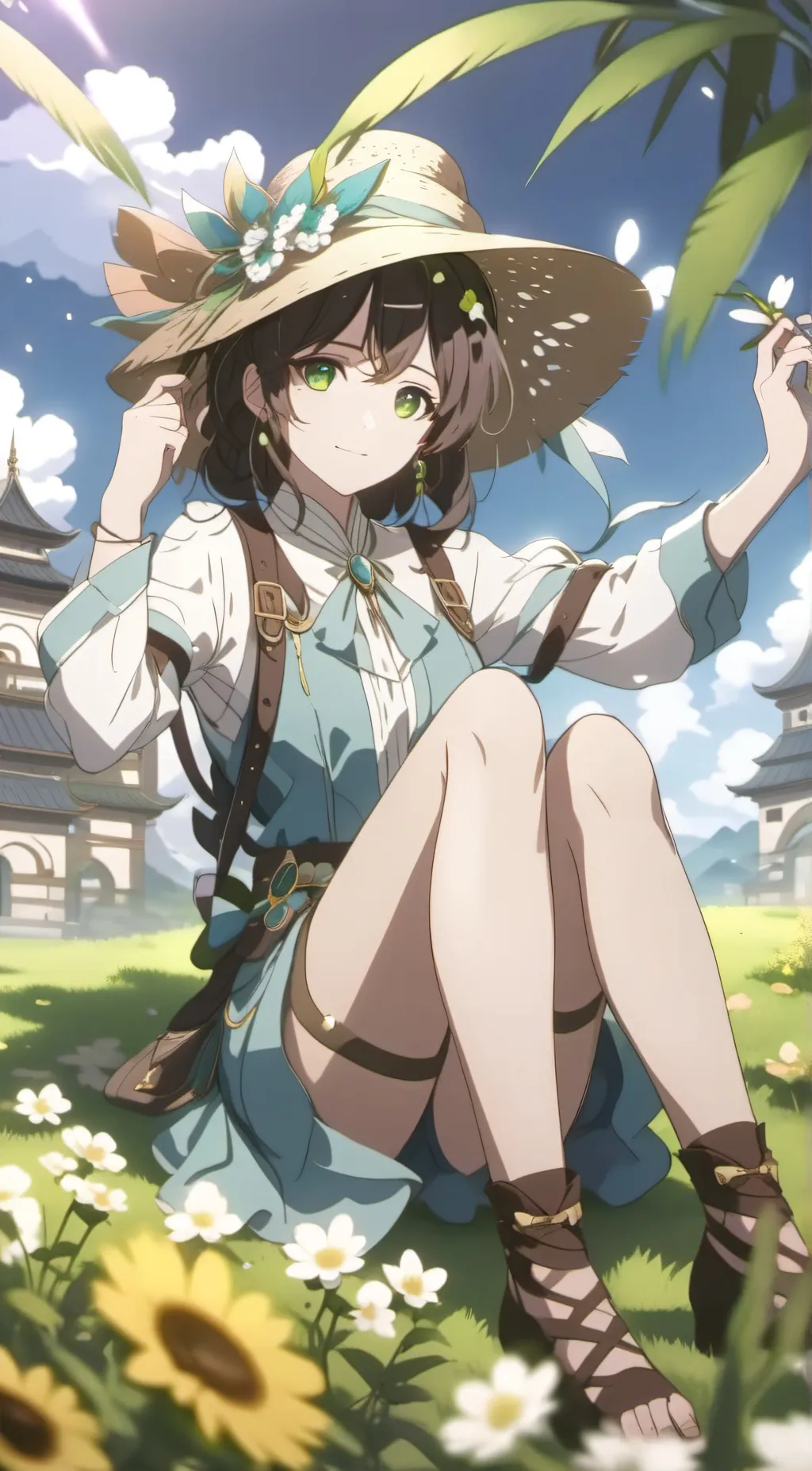 ai character: Zoey  background