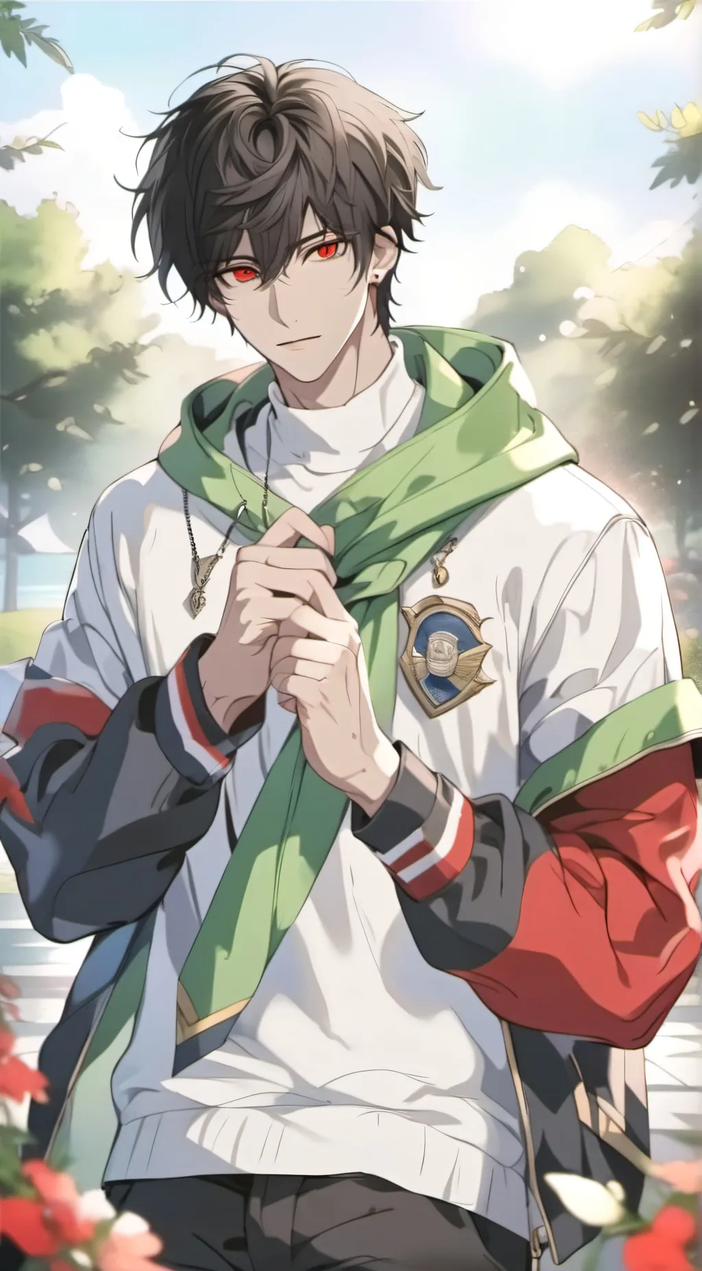 ai character: aaron background
