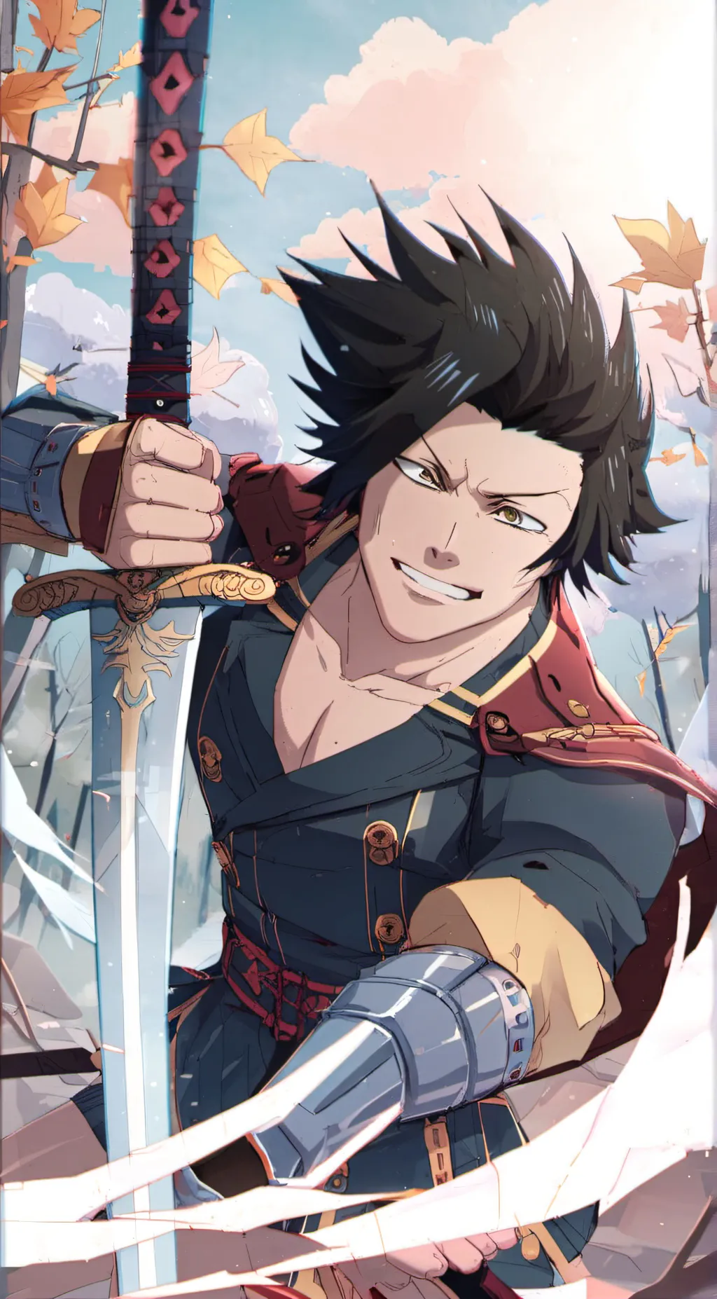 ai character: Yami Sukehiro (MK) background