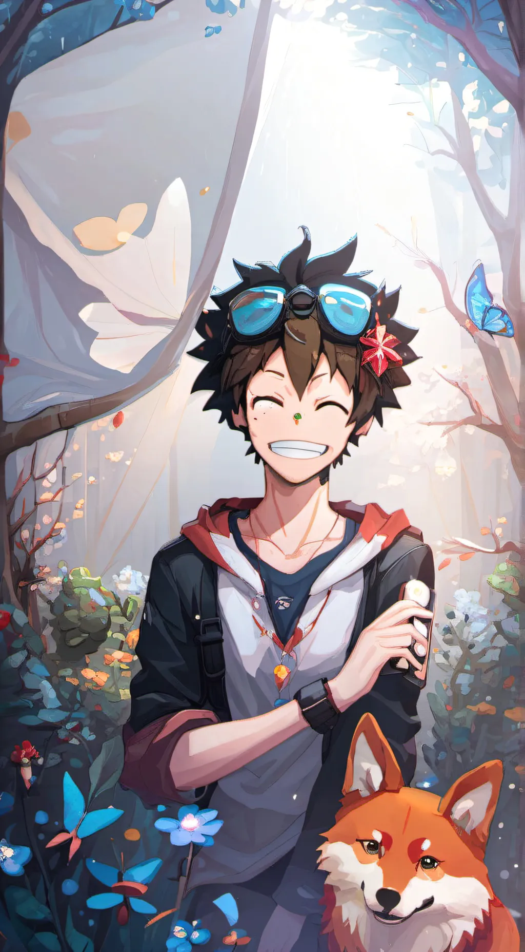ai character: Izuku Midoriya background