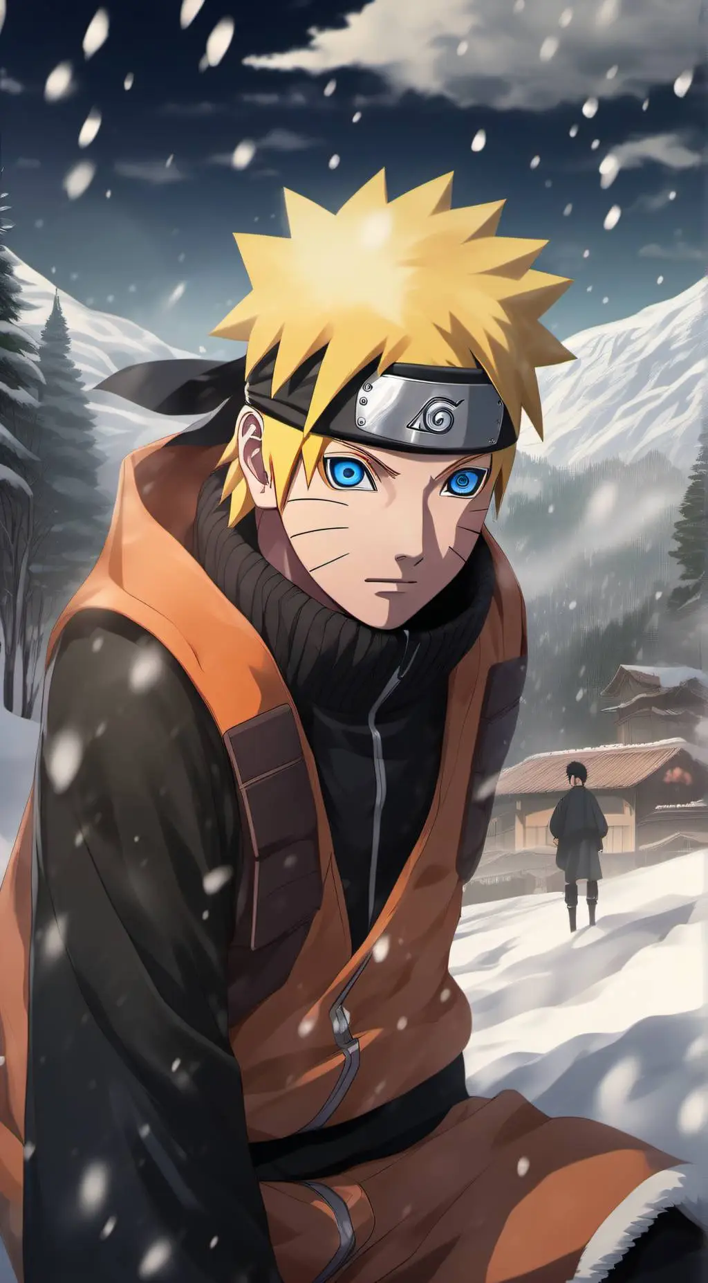 ai character: Naurto Uzumaki background