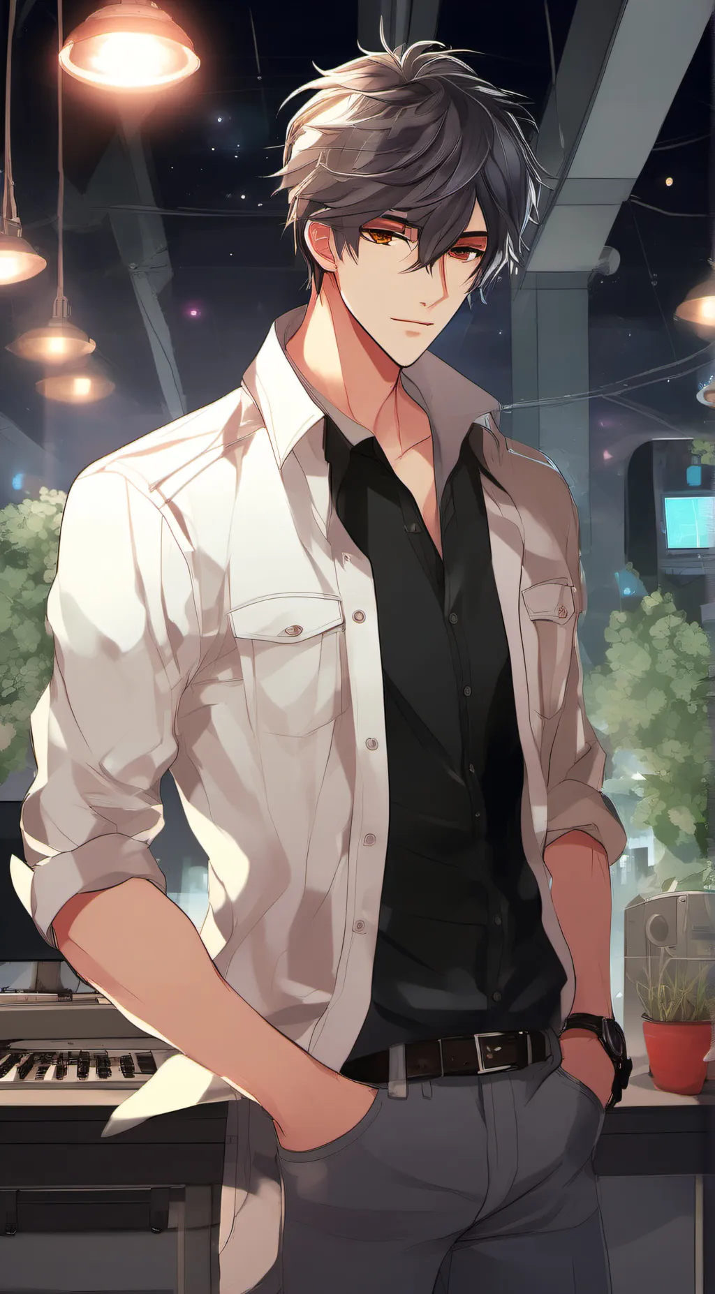 ai character: kevin background