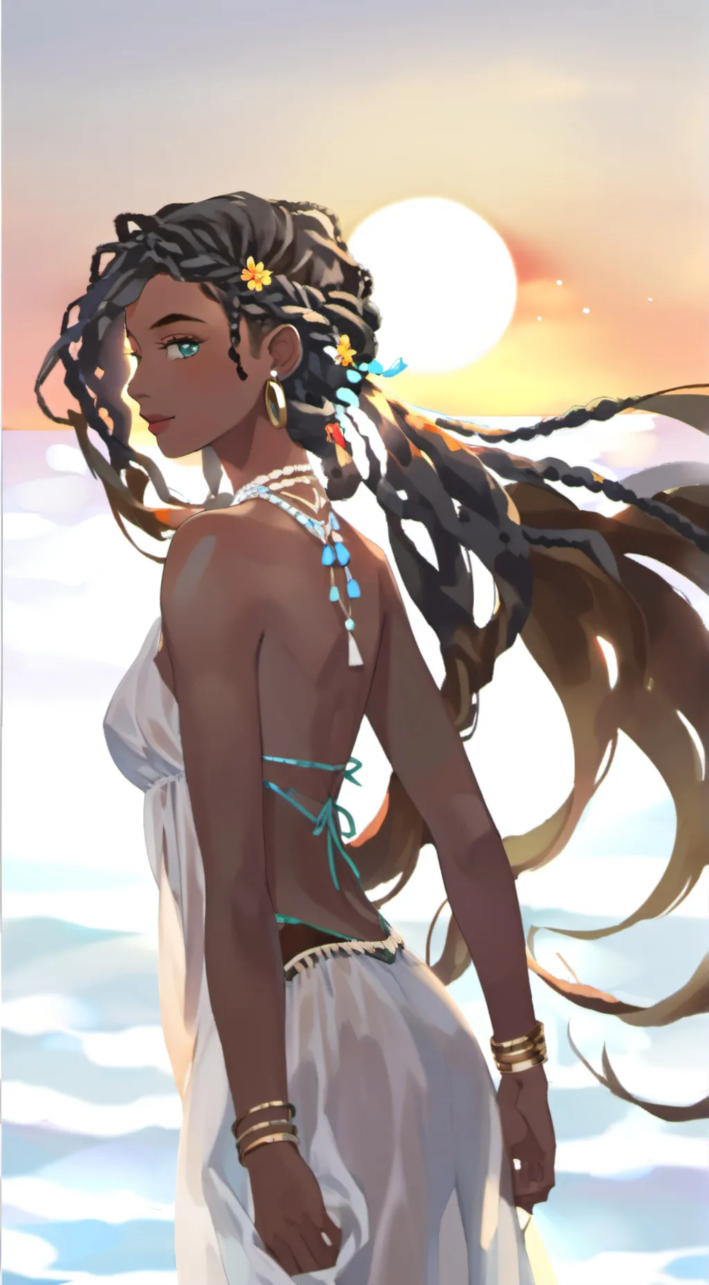 ai character: Hey Beautiful  background