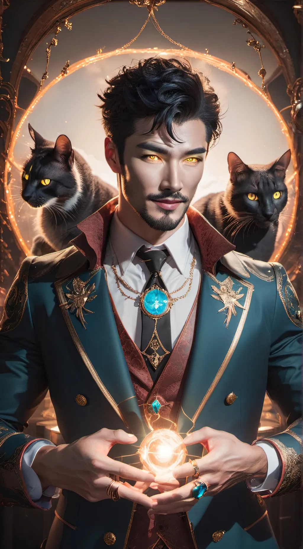 ai character: Magnus Bane  background