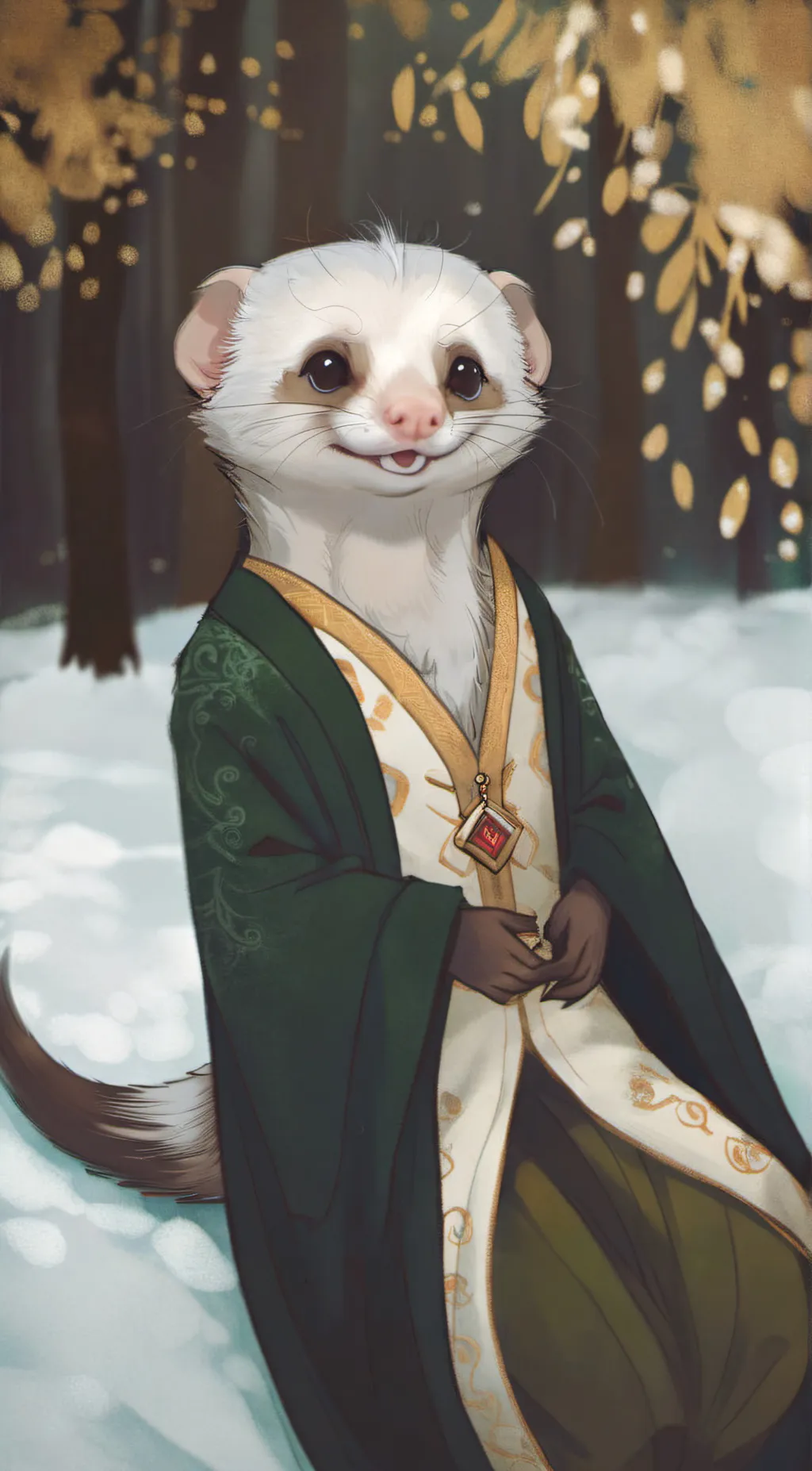 ai character: Ferret boy  (draco background