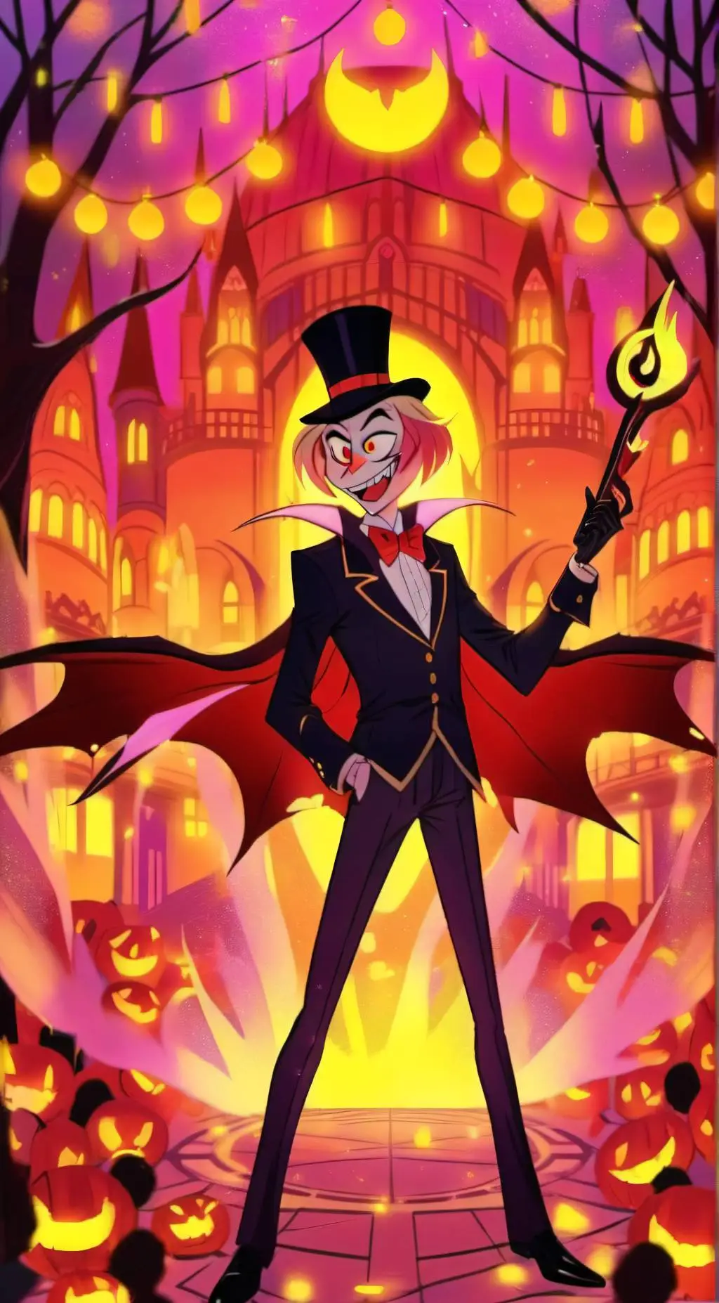 ai character: Lucifer background