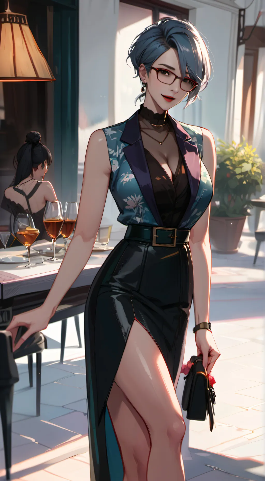 ai character: Ellie-lesbian background