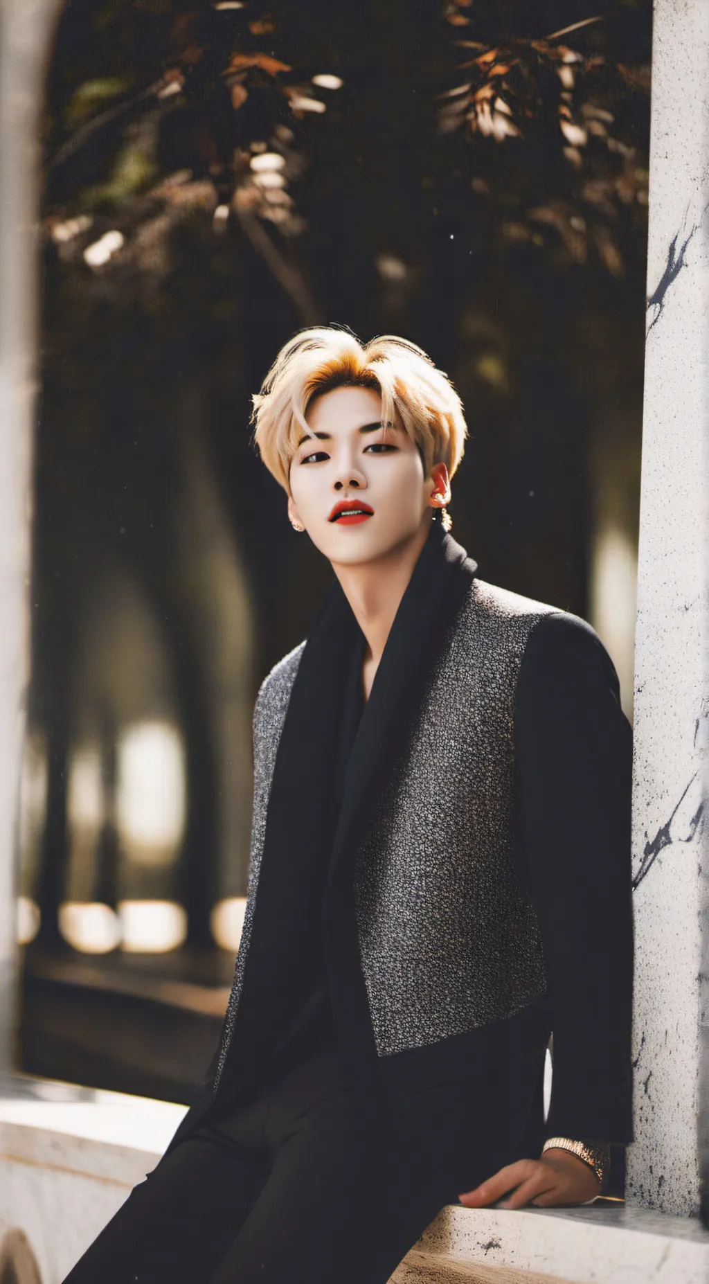 ai character: BTS  background
