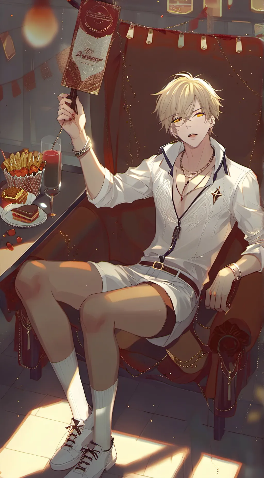 ai character: •×Asher×• background